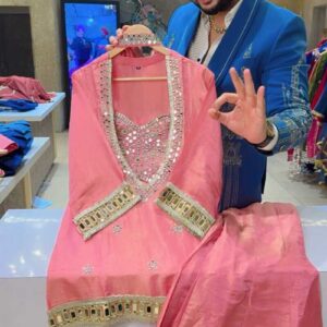 Level Amrita Sunshine Bloom Designer Suit Set